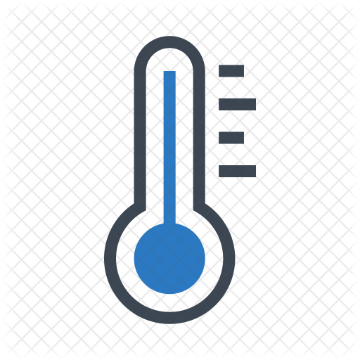 512x512 Thermometer Icon Of Flat Style