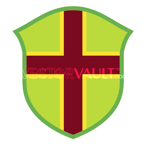 500x500 Buy Vector Templar Shield Icon Logo Graphic Royalty Free Vectors