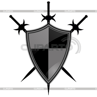 400x400 Templar Shield Icon Stock Vector Graphics Cliparto