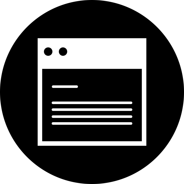 Browser folder. Wallpaper Template icon