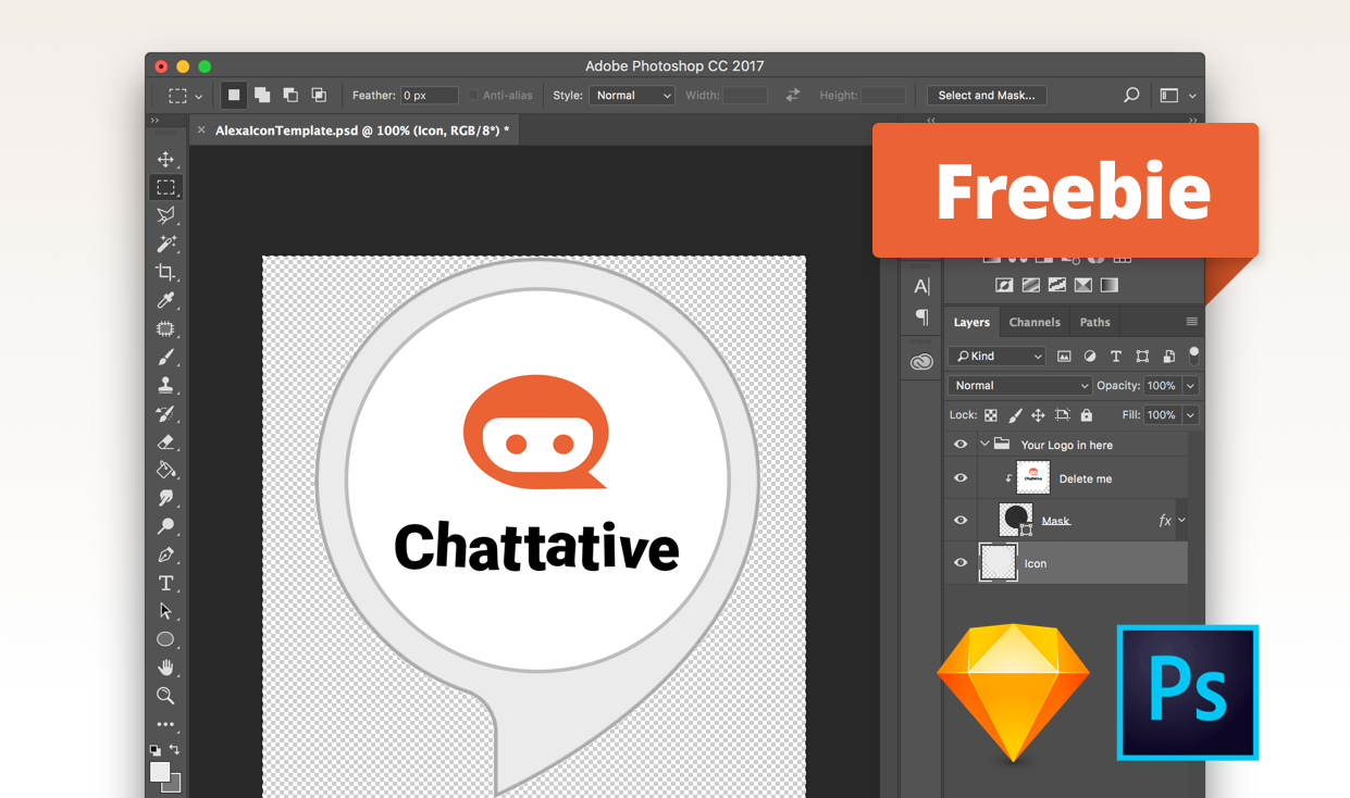 1241x734 Free Download Amazon Alexa Skill Icon Template Chattative