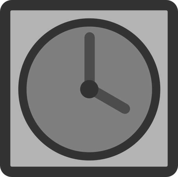 600x596 Temporary Clock Icon Clip Art