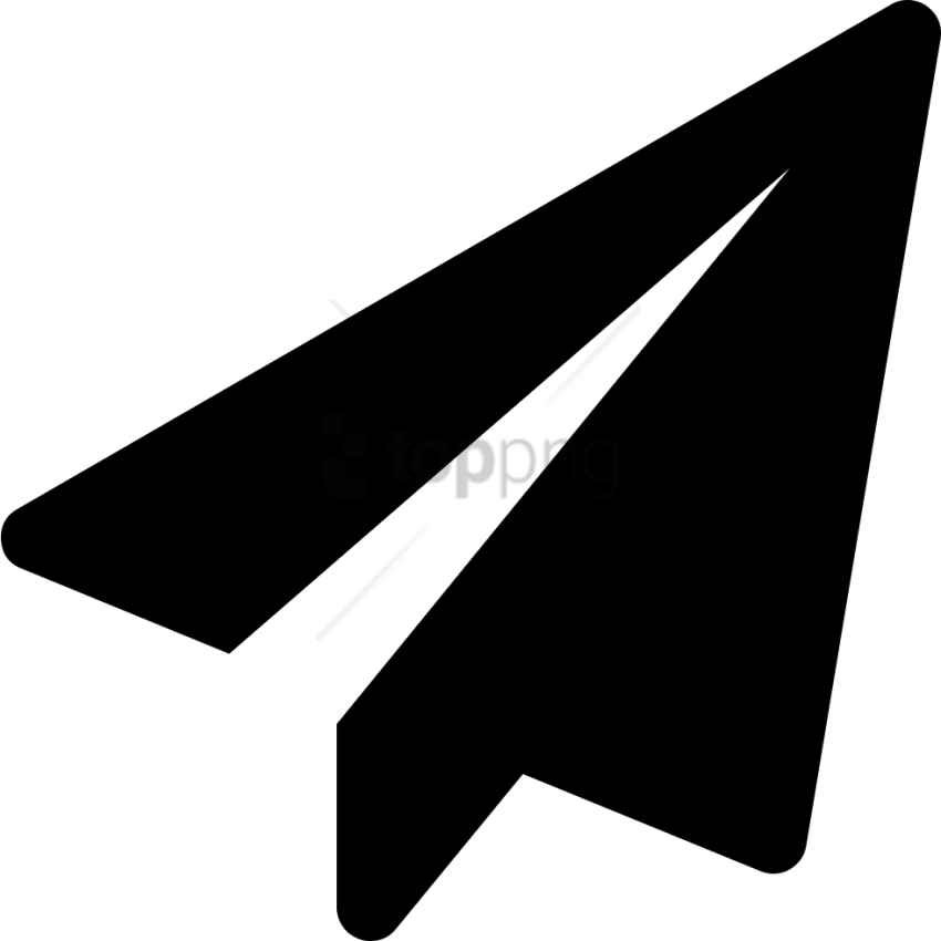 850x850 Temporary Font Awesome Paper Plane Icon Png Image