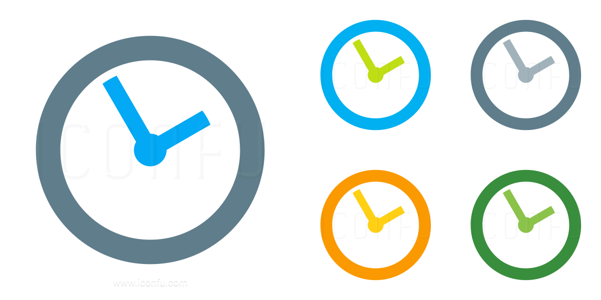 1200x600 Clock Icon