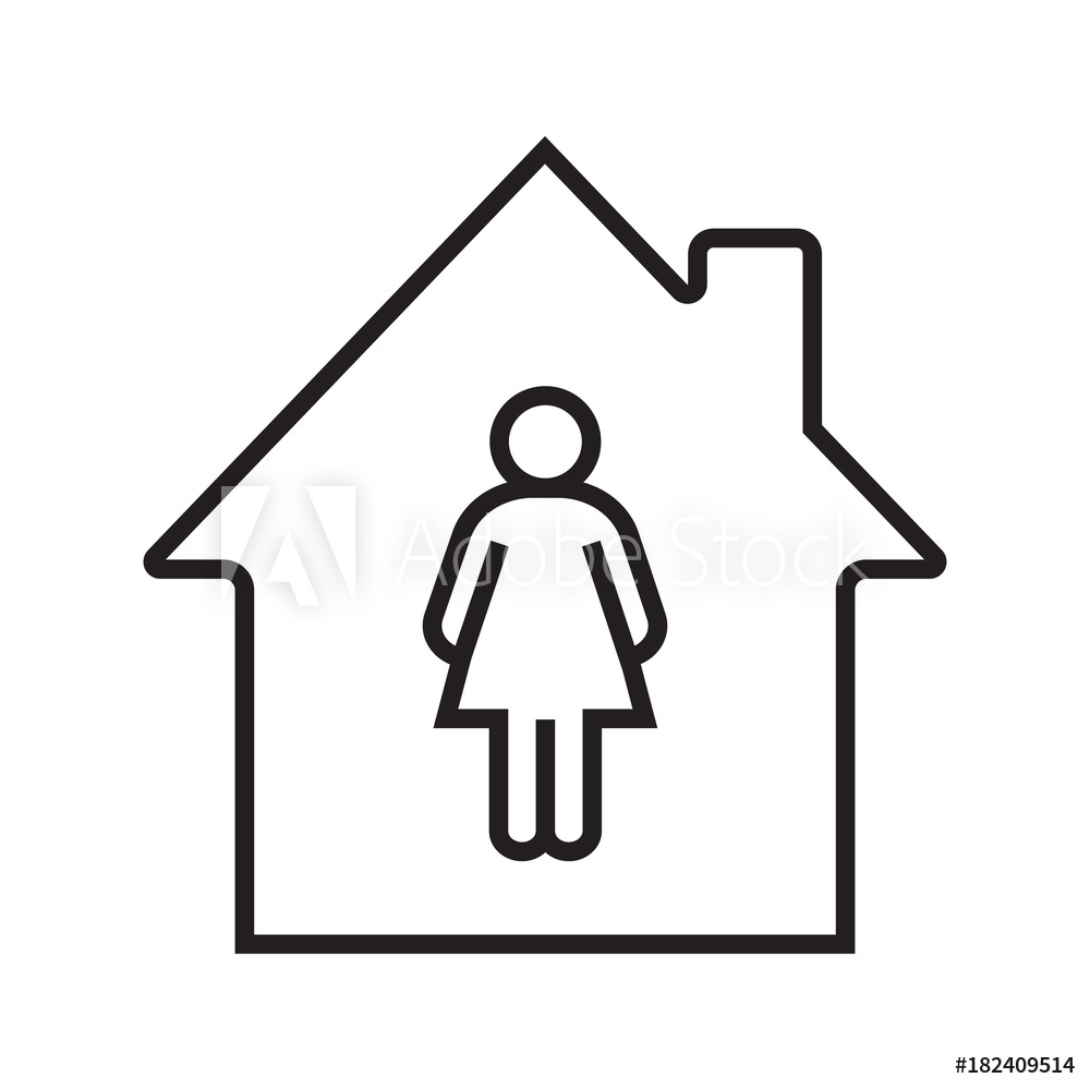 1000x1000 Photo Art Print Resident, Tenant, Owner Linear Icon Europosters