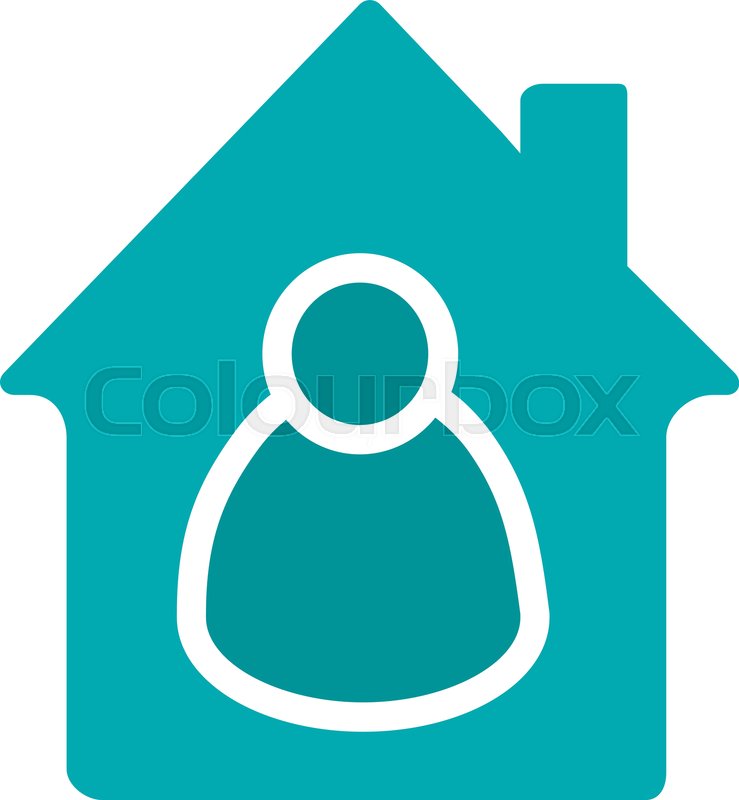 739x800 Tenant Glyph Color Icon Housekeeper Stock Vector Colourbox