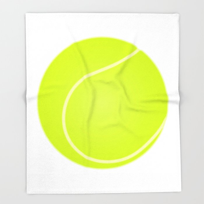 Tennis Ball Icon Throw Blanket 700x700 Tennis Ball Icon Throw Blanket