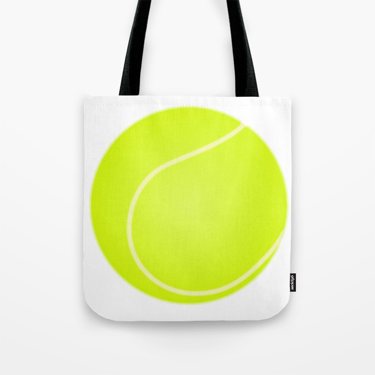 Tennis Ball Icon Tote Bag 1500x1500 Tennis Ball Icon Tote Bag