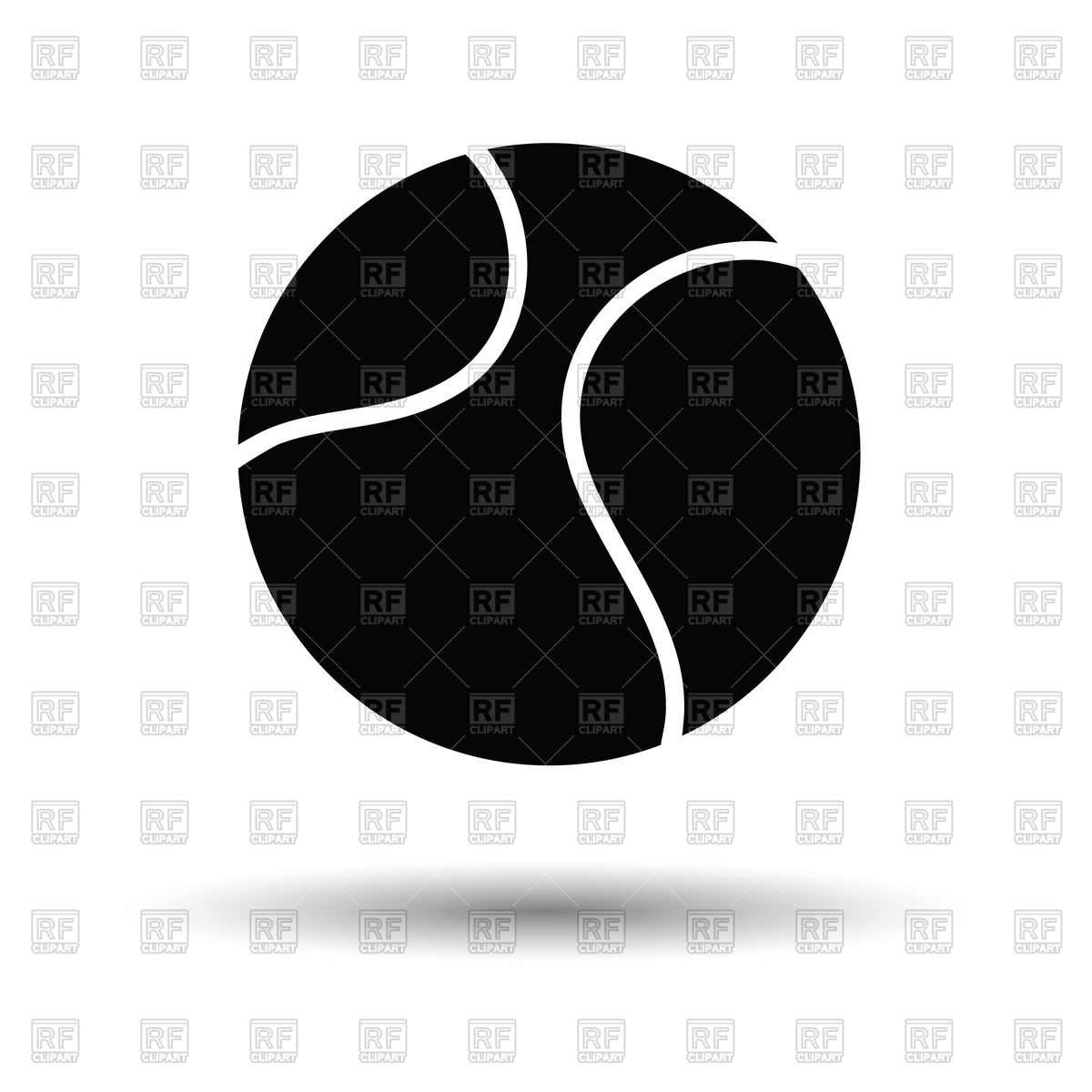 Tennis Ball Icon With Shadow Design Vector Image Of Icons 1200x1200 Tennis Ball Icon With Shadow Design Vector Image Of Icons