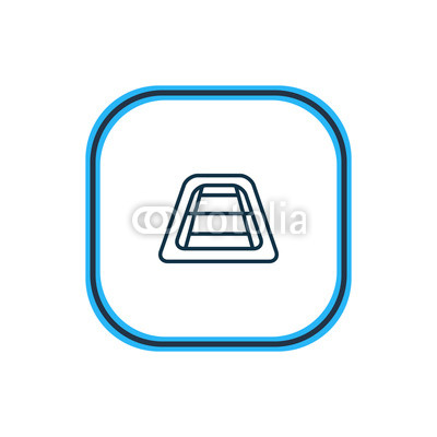 400x400 Vector Illustration Of Tennis Court Icon Line Beautiful Vacation