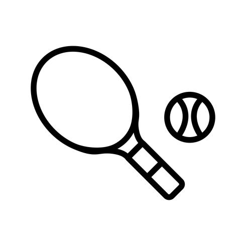 490x490 Tennis Icon Vector Illustration