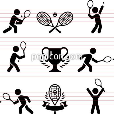 400x399 Tennis Icons
