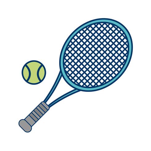 490x490 Tennis Icon Vector Illustration