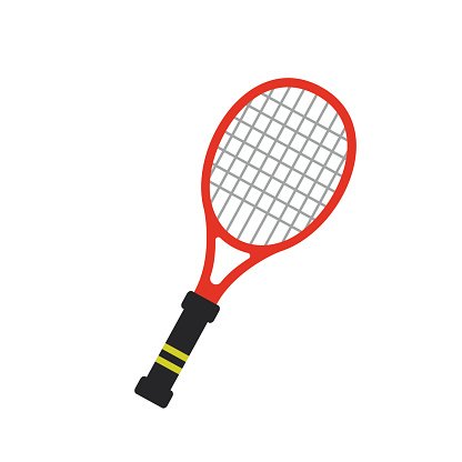 416x416 Tennis Racket Flat Icon Premium Clipart