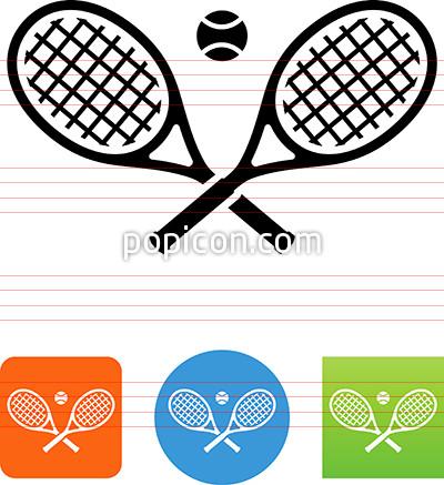 400x437 Tennis Rackets Icon