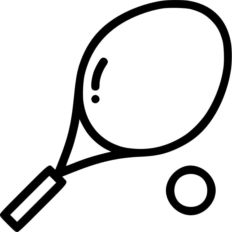 981x980 Tennis Racket Game Ball Racquet Png Icon Free Download