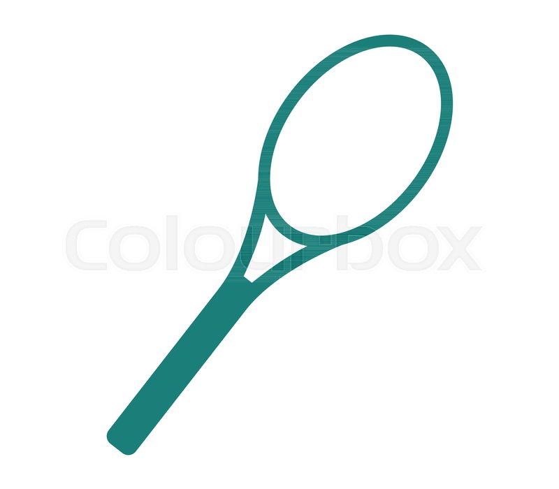800x700 Tennis Racket Icon Stock Vector Colourbox