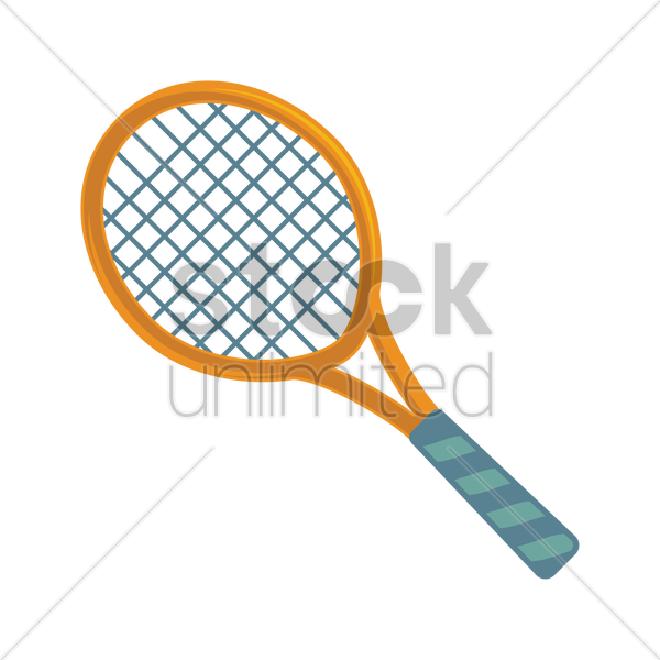 600x600 Tennis Racket Icon Vector Image