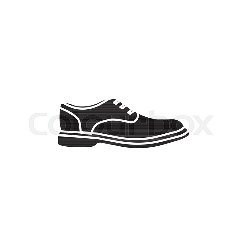 800x800 Shoe Icon Silhouette Illustration Of Stock Vector Colourbox