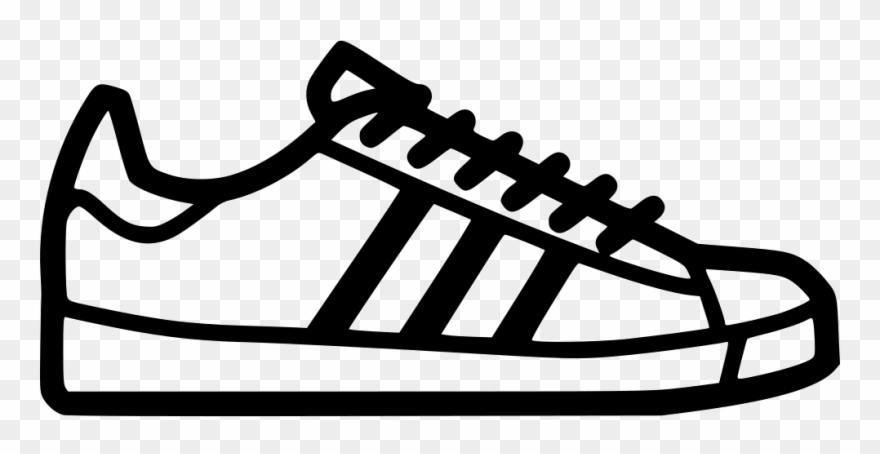 880x454 Footprint Tennis Shoe Vector Black And White Stock