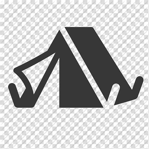 512x512 Black Line Art, Tent Computer Icons Camping, Tent Icon Transparent