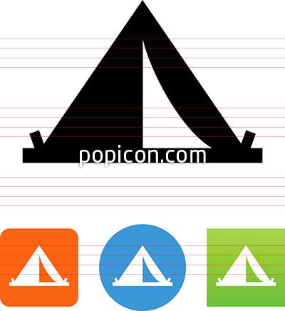 400x436 Camping Tent Icon
