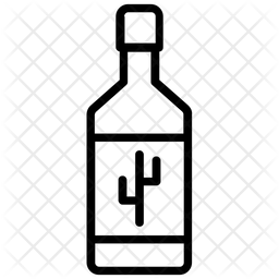 256x256 Tequila Icon Of Line Style