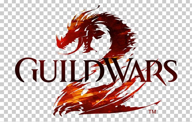728x464 Guild Wars Dragon Logo Desktop Video Games Png, Clipart, Brand