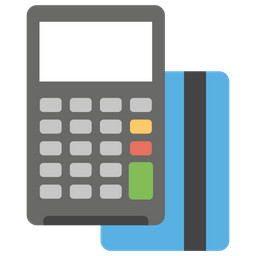 256x256 Payment Terminal Icon Of Flat Style