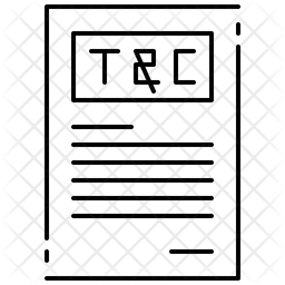 256x256 Terms And Conditions Icon Of Line Style