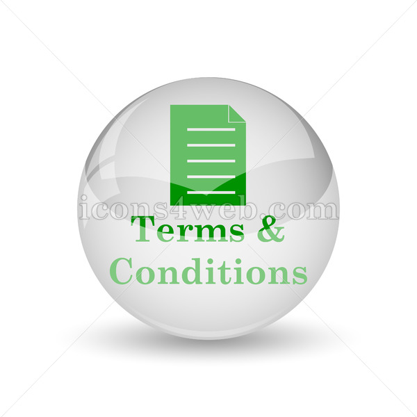 600x600 Terms And Conditions Glossy Icon Terms And Conditions Glossy Button