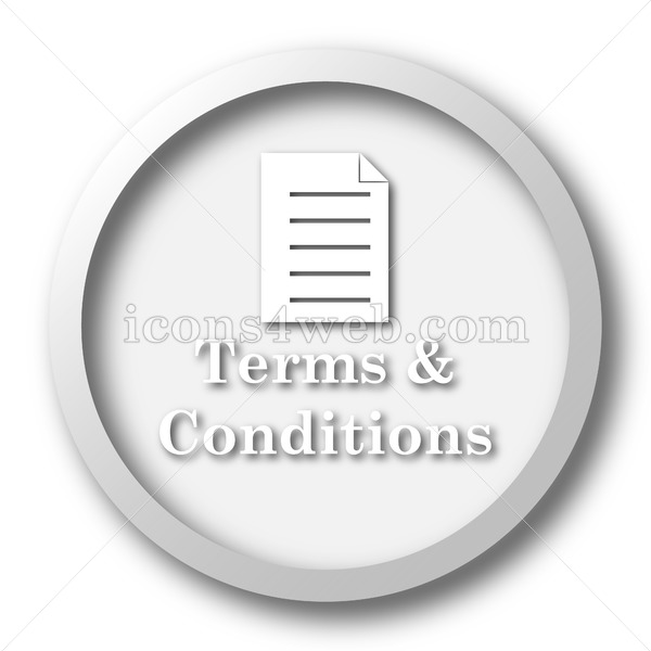 600x600 Terms And Conditions White Icon Button