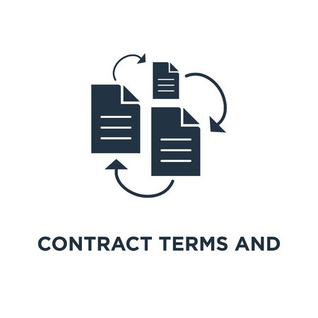 450x450 Contract Terms And Conditions Icon Document Paper, Thin Stroke