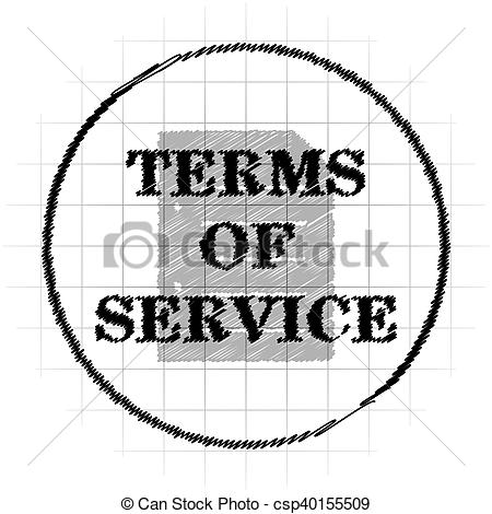 450x470 Terms Of Service Icon Internet Button On White Background Stock