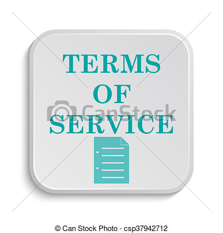 450x470 Terms Of Service Icon Internet Button On White Background