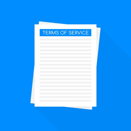 450x450 Terms Of Service Document Icon Top View Terms Of Use, Terms