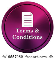 180x195 Free Art Print Of Terms And Conditions Icon Shiny Glossy Icon