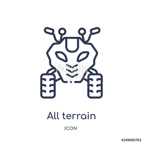 500x500 All Terran From Transportaytan Outline Collection Thin Line