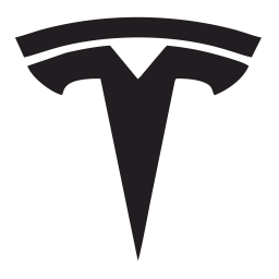 256x256 Tesla Icon Of Glyph Style