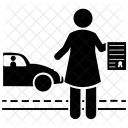 256x256 Test Drive Icon Of Glyph Style