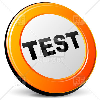 400x400 Orange Test Icon Vector Image Of Icons And Emblems