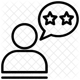 256x256 Testimonial Icon Of Line Style