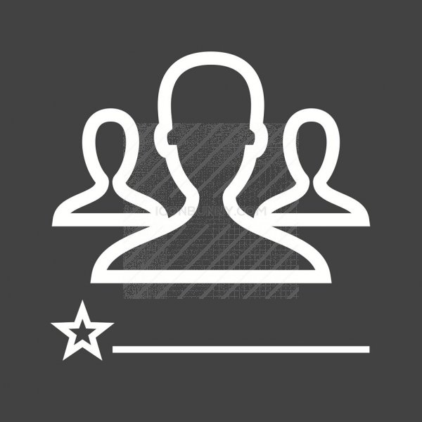 600x600 Customer Testimonial Line Inverted Icon