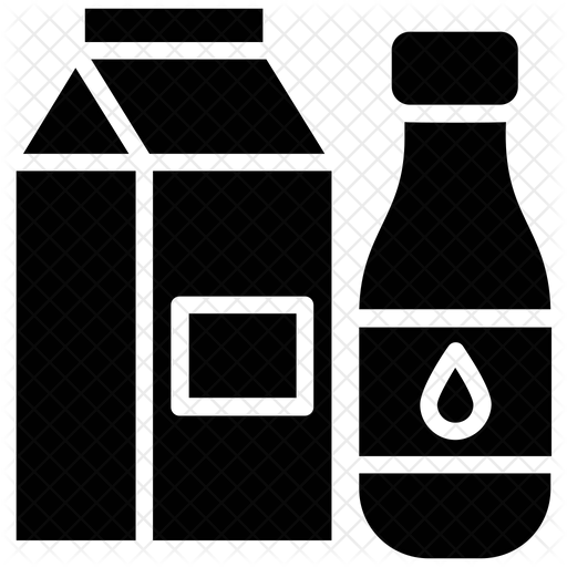 512x512 Tetra Pack Milk Icon Of Glyph Style
