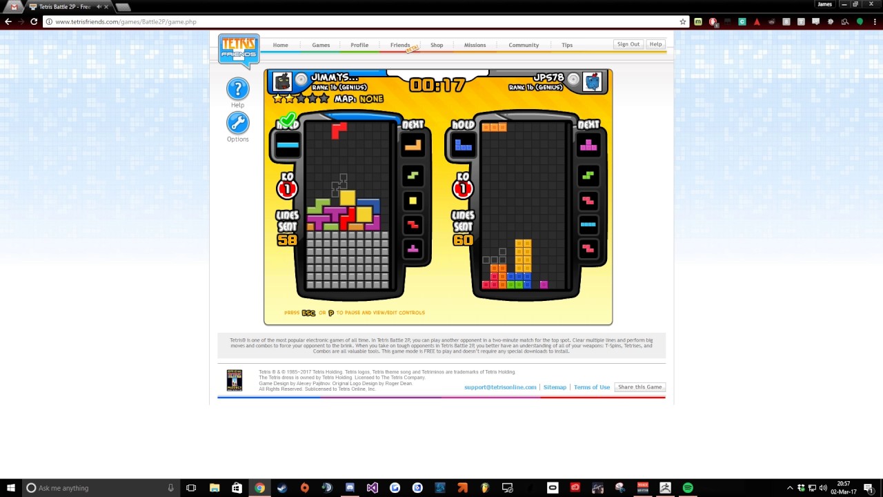 tetris friends cheating