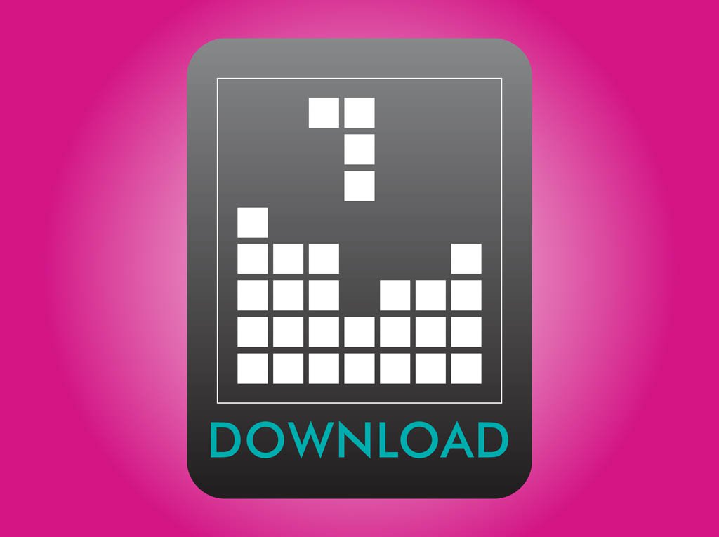 1024x765 Tetris Icon Vector Art Graphics