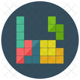 256x256 Tetris Icon Of Flat Style
