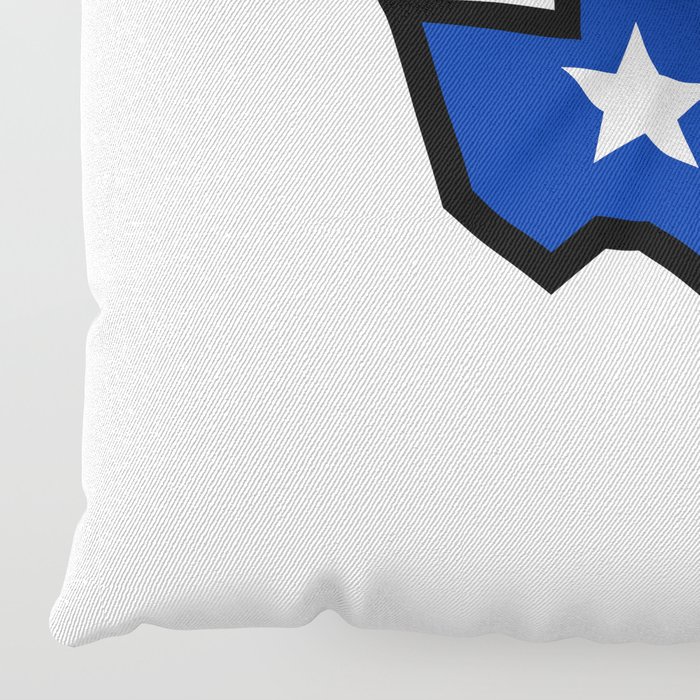 700x700 Bandit Texas Flag Icon Floor Pillow
