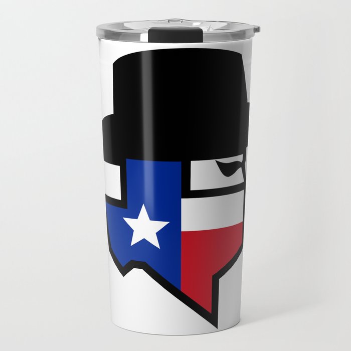 700x700 Bandit Texas Flag Icon Travel Mug