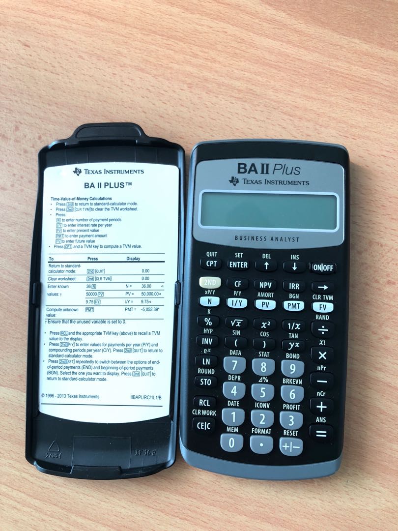 810x1080 Ba Plus Texas Instruments Financial Calculator, Electronics